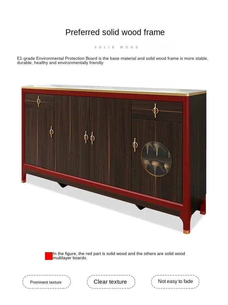 c9.21-Shoe Cabinet Affordable Luxury Style Modern Multi-Functional Stone Plate New Chinese Style Entrance Cabinet