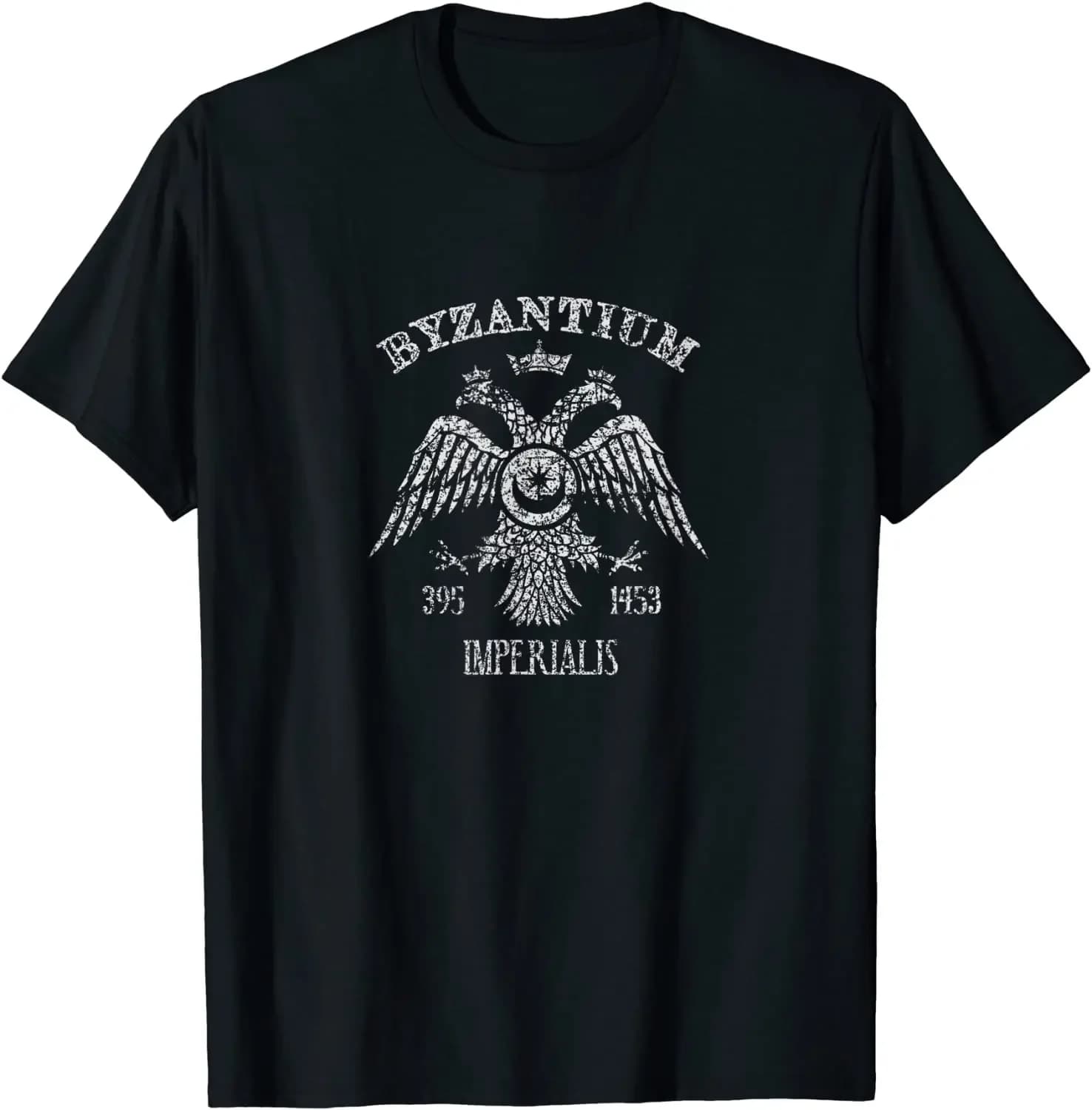 Byzantium Imperialis Double Headed Eagle Men T-Shirt Short Sleeve Casual 100% Cotton O-Neck Summer Tees