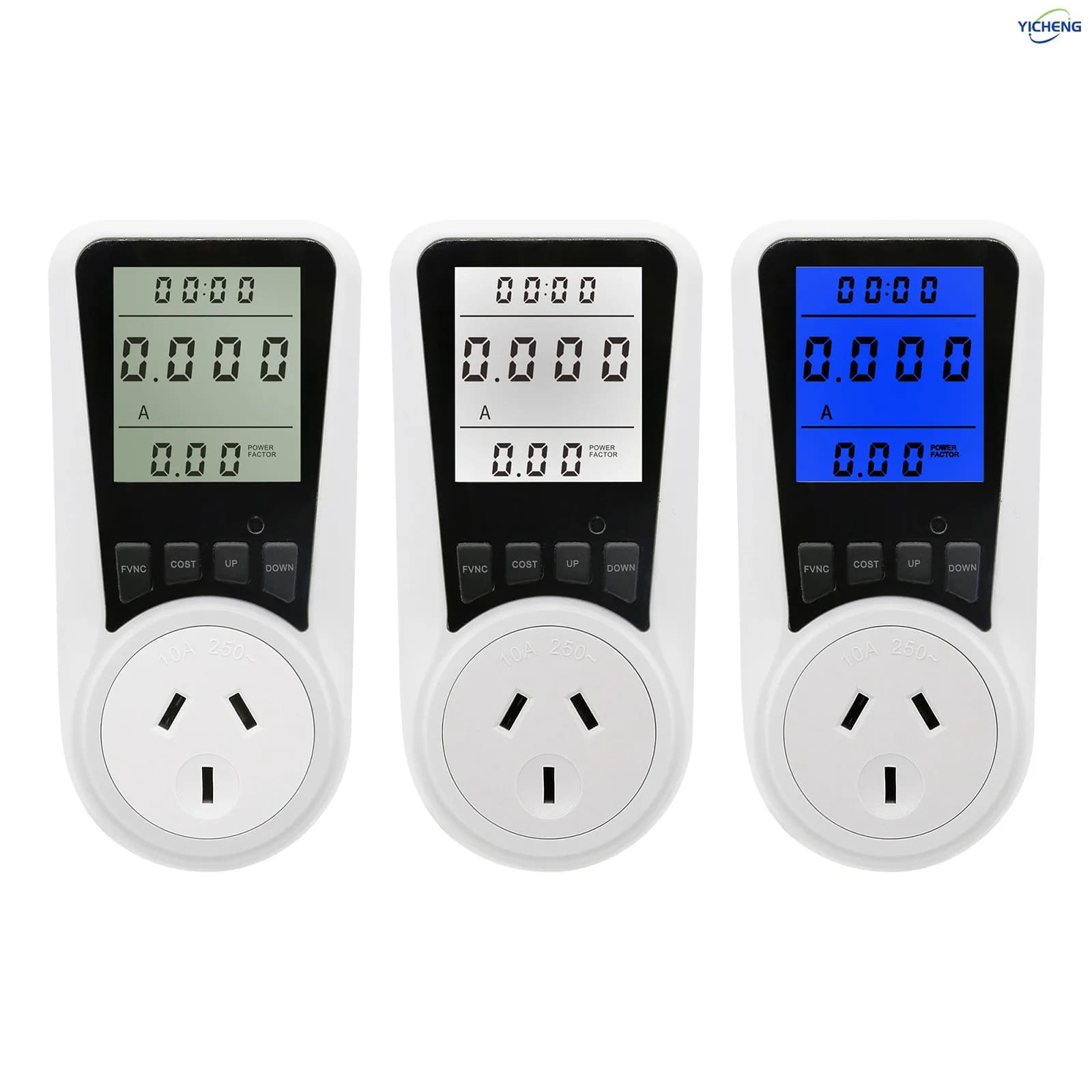 YICHENG Watt Meter,Plug-in Socket Power Meter,Overload Protection,Kilowatt Wattage Voltage AMP Tester,Electrical Energy Monitor.