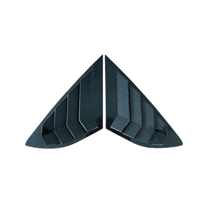 Rear Side Vent Window Scoop Louvers Shutter Cover Fit For Ford Mondeo Fusion 2013-2018  ABS Panel Side Vent Cover Sticker