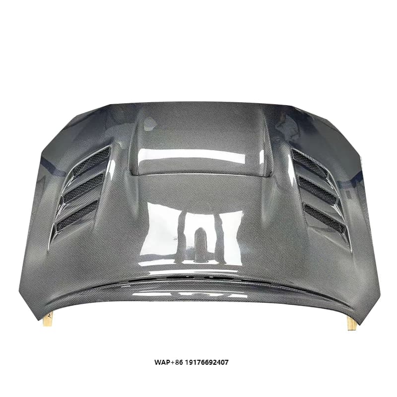 High Quality  Vrs Style Carbon Fiber Front Hood forToyota forSubaru WRX&STI 2015-2019 Impreza 11 Sedan Car Vented Bonnet