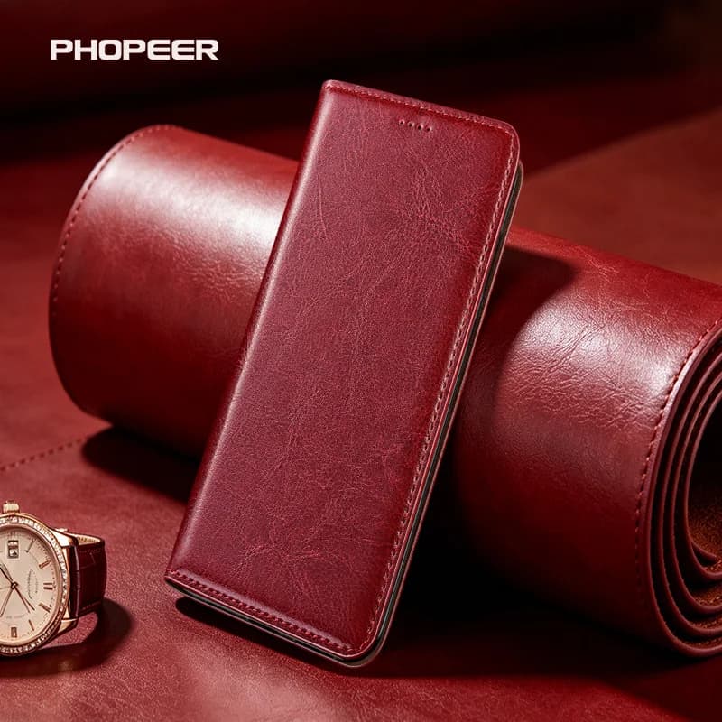 Luxury Genuine Leather Case for Huawei Honor 200 100 90 80 Pro Smart Global Lite Ultra Horsehide texture phone case