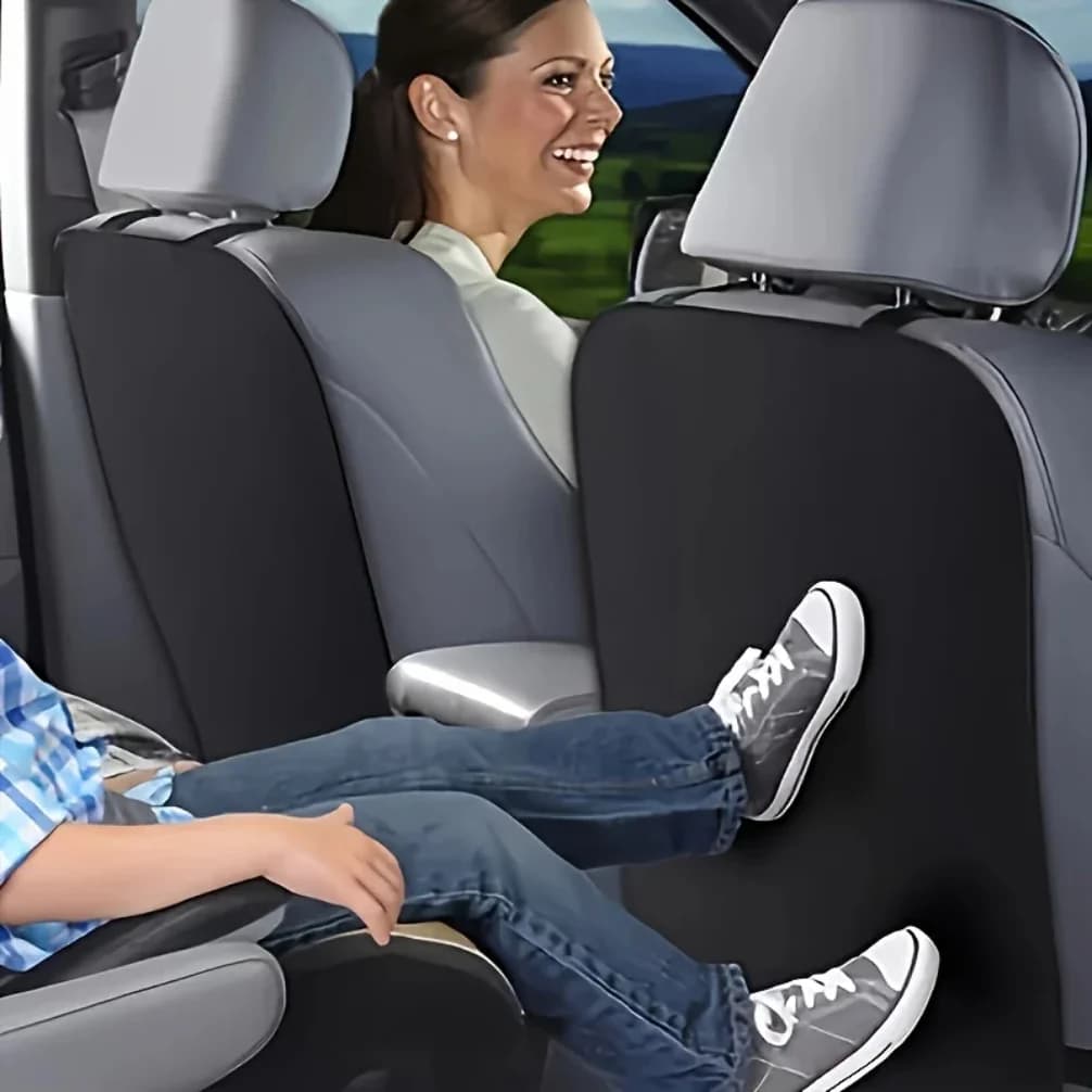 Back Seat Cover for Kids, Waterproof Kick Mats Backseat Protector, Durable Car Seat Back Protectors for Vehicles
