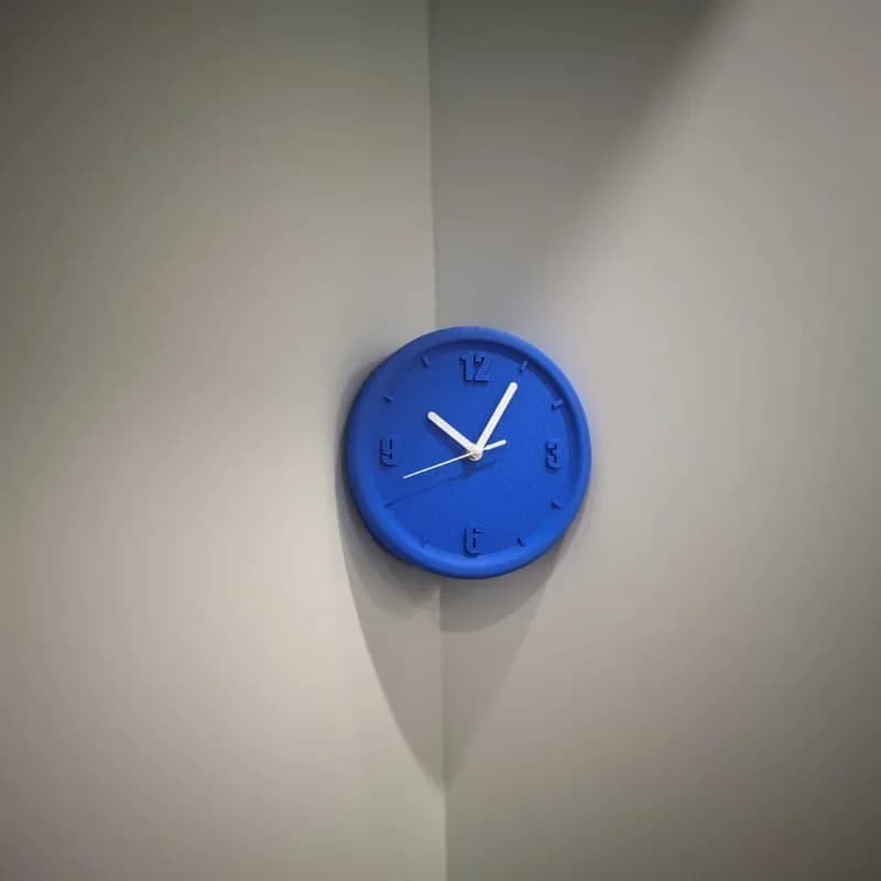 Modern Corner Wall Clock Living Room Digital Clocks Mechanism Silent Bedroom DIY Watch Interior Ornaments Minimalist Decoration