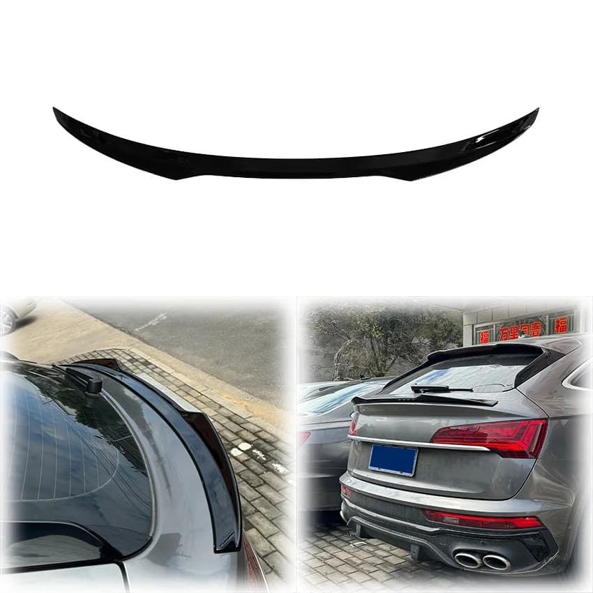 2019 To Up For Audi Q5 Q5L Sportback Rear Mid Spoiler Trunk Wing Lip High Quality ABS Material Car Middle Spoiler By Gloss Black