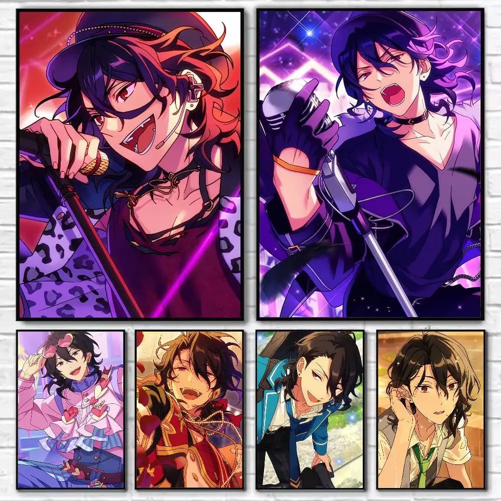 E-Ensemble S-Stars Sakuma Rei Poster Self-adhesive Art Waterproof Paper Sticker Coffee House Bar Room Wall Decor