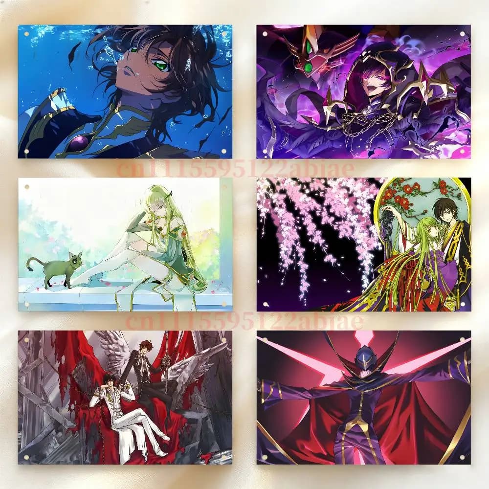 C-CODE GEASS Flag Tapestry Poster Banner For Bar Beer House College Dorm Room Art Music Tapestry Banner Gift