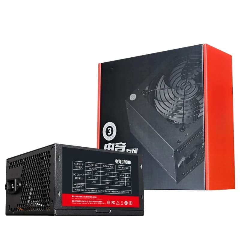 Desktop computer power supply PC power supply Rated 300W chassis power supply, e-sports CP680 work package