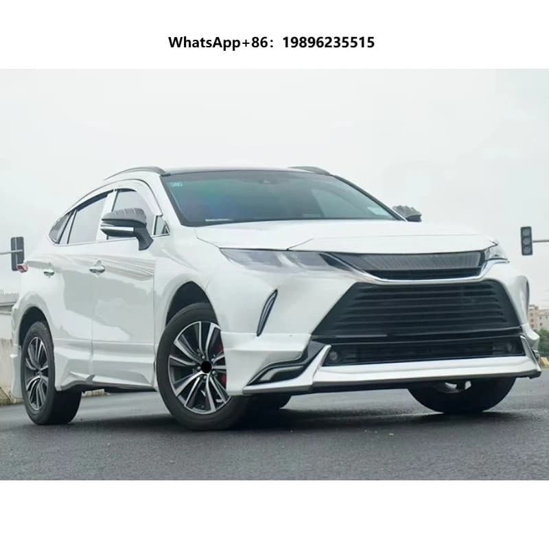 New Design Material Car Bumpers Front Lip Rear Lip Side Skirts for Harrier Car Bodykit