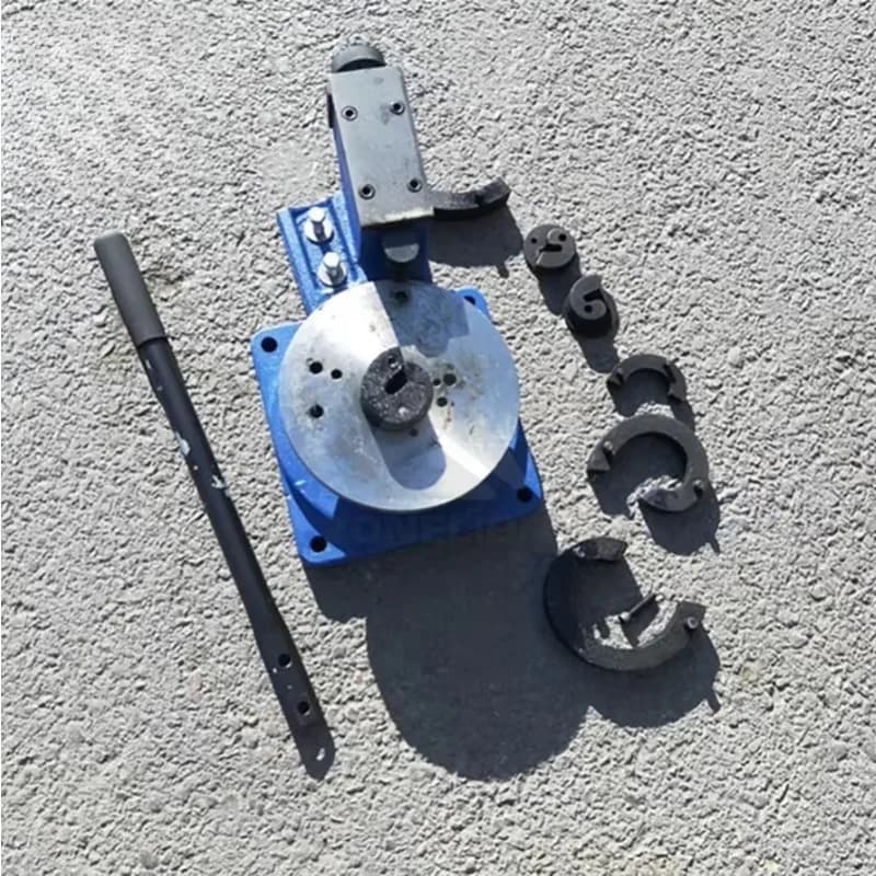 Manual Pipe Bender Spiral Metal Bender Multifunction Manual Steel Iron Universal Bending Machine Scroll Tools Metal Production