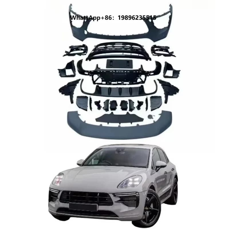 New Clip-on Front Bumper Bodykit with Grille Upgrades Includes Clips Turbo SD 2018-2021