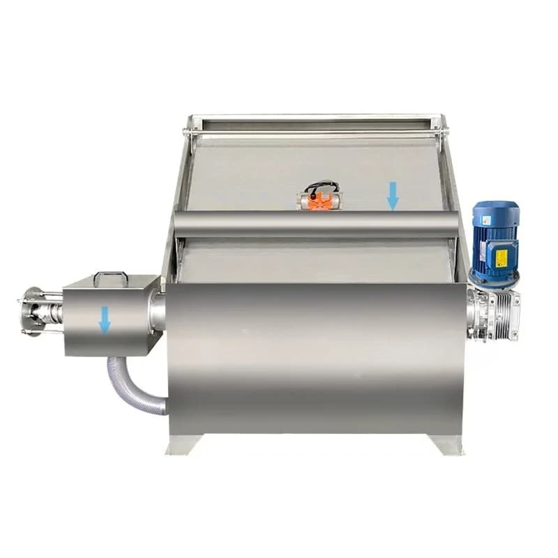 Oblique Sieve Dry and Wet Separator Pig Manure Blister Manure Cow Manure Stainless Steel Automatic Full Set of Solid-liquid