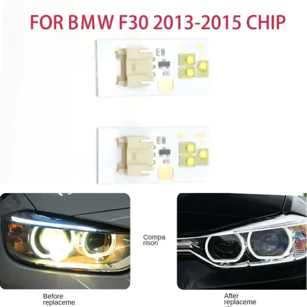 Luz blanca para BMW Serie 3 F30 2013-2015 faros de coche DRL Chip de balasto placa de circuito fuente de luz Chip de placa