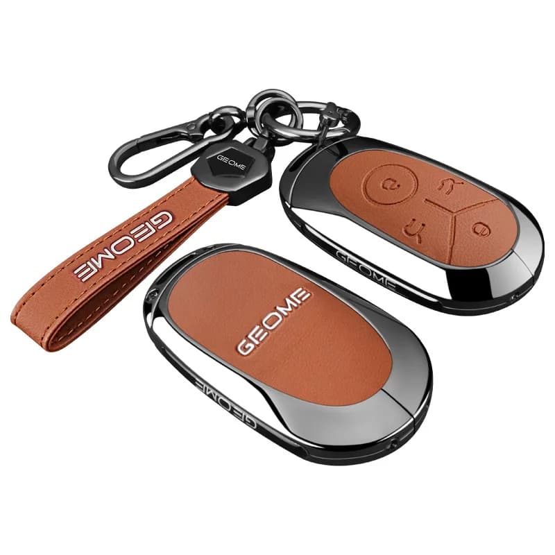 Premium Zinc Alloy Key Cover Case for Geely Xingyuan Dream Edition/Exploration Edition (2024-2025) - Protective Key Fob Shell