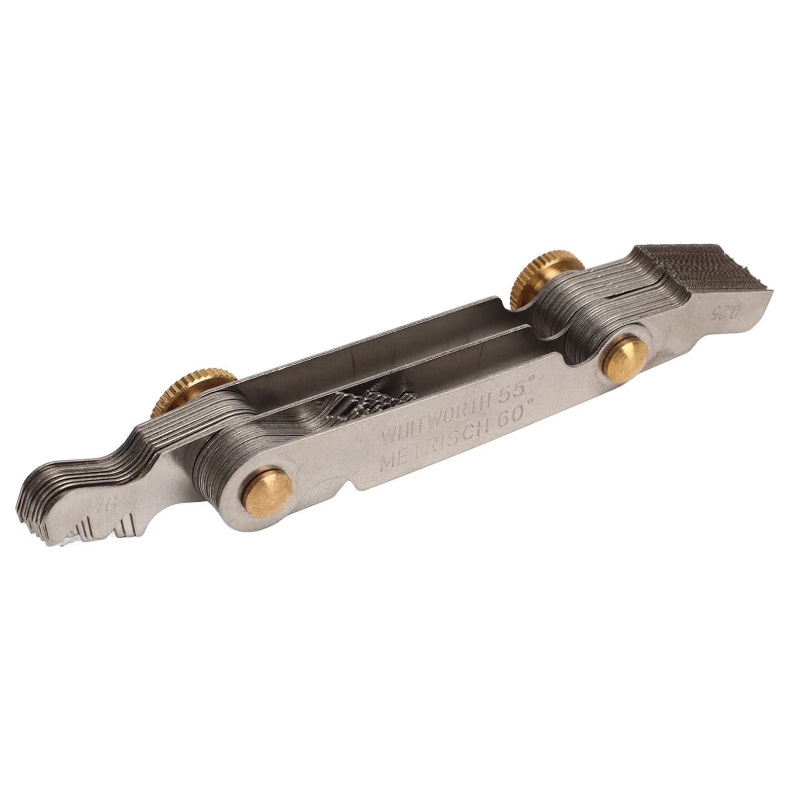 E9 Thread Gauge 55° 60° 52 Blades Metric Imperial Stainless Steel Screw Pitch Measuring Tool