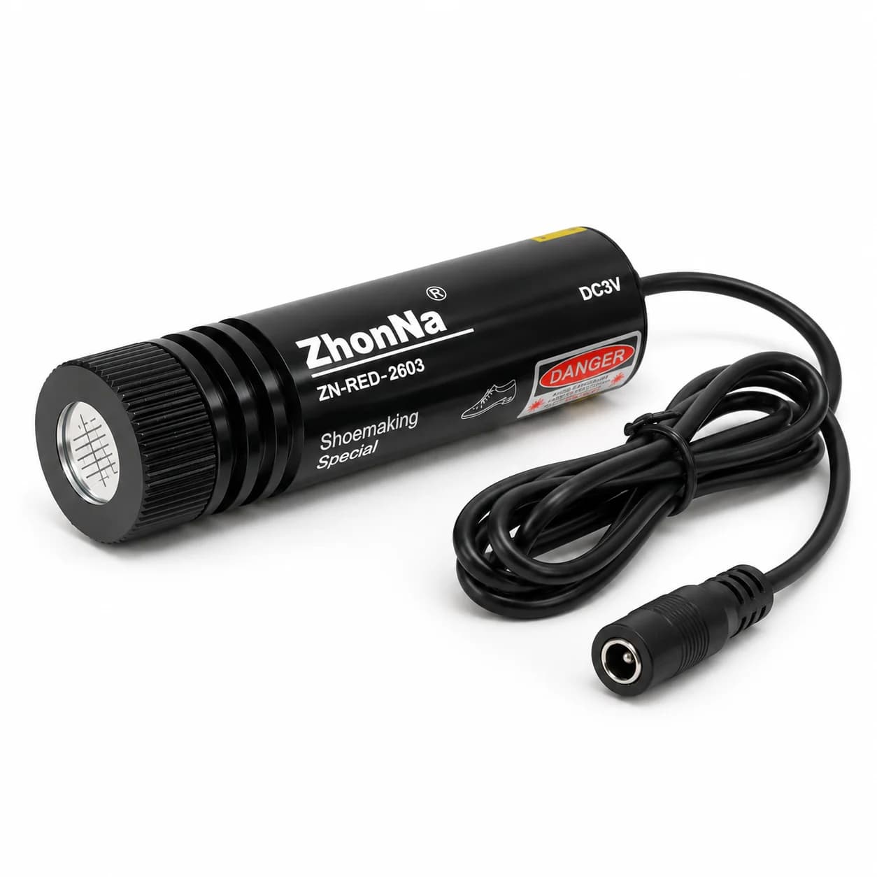 ZhonNa 25x100mm Red Fishbone Pattern Laser Module USB Portable Strong Beam Indoor Outdoor Measuring Instrument Accessory Kit LD