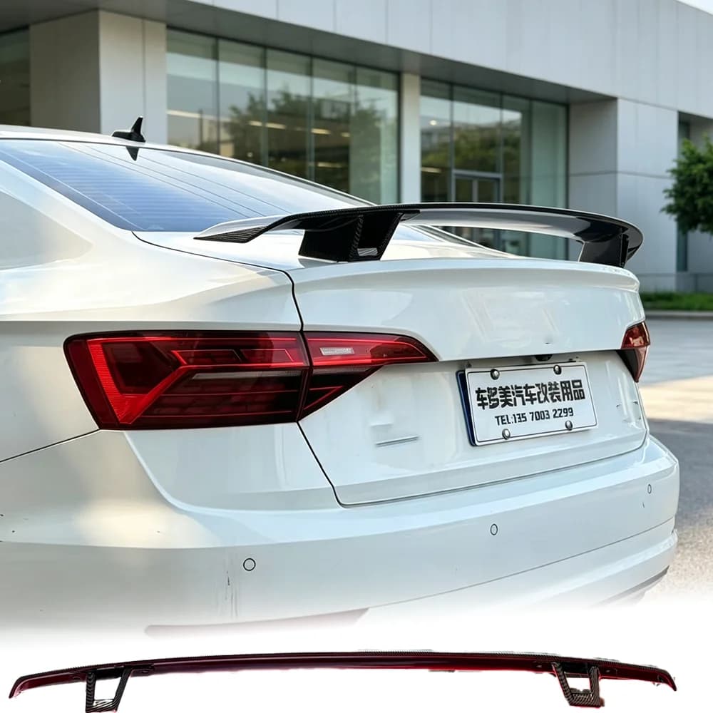 For Volkswagen Jetta Sagitar 2006-2022 High quality carbon brazed rear spoiler rear luggage compartment pressure wing tail wing