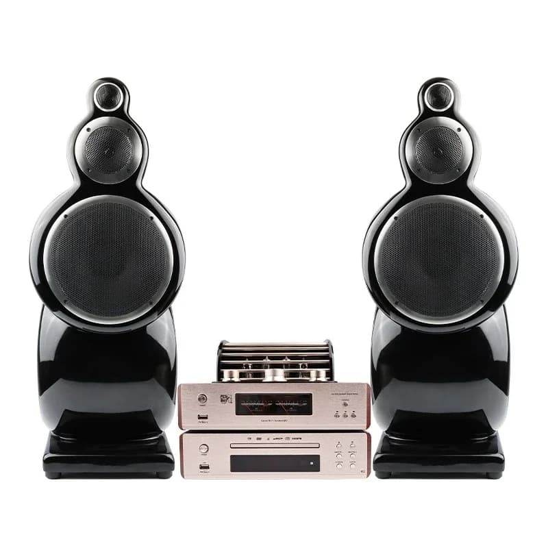 Gall machine combination audio high fidelity HiFi bookshelf 8 inch three-way frequency Nautilus speaker