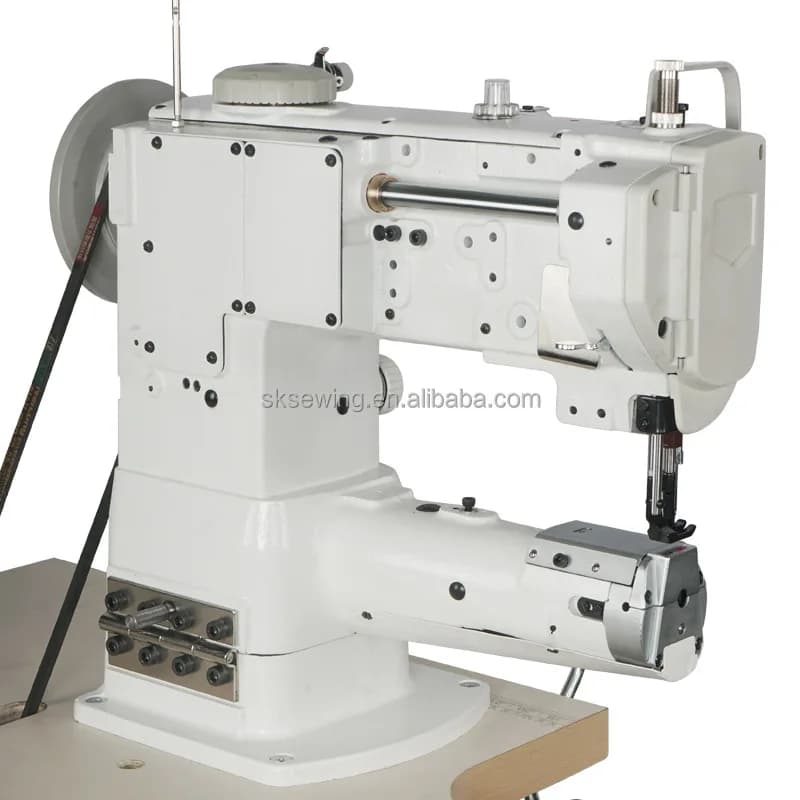 1341 Cylinder Bed Auto Oil Compound Feed Lockstith Sewing Machine for Leather