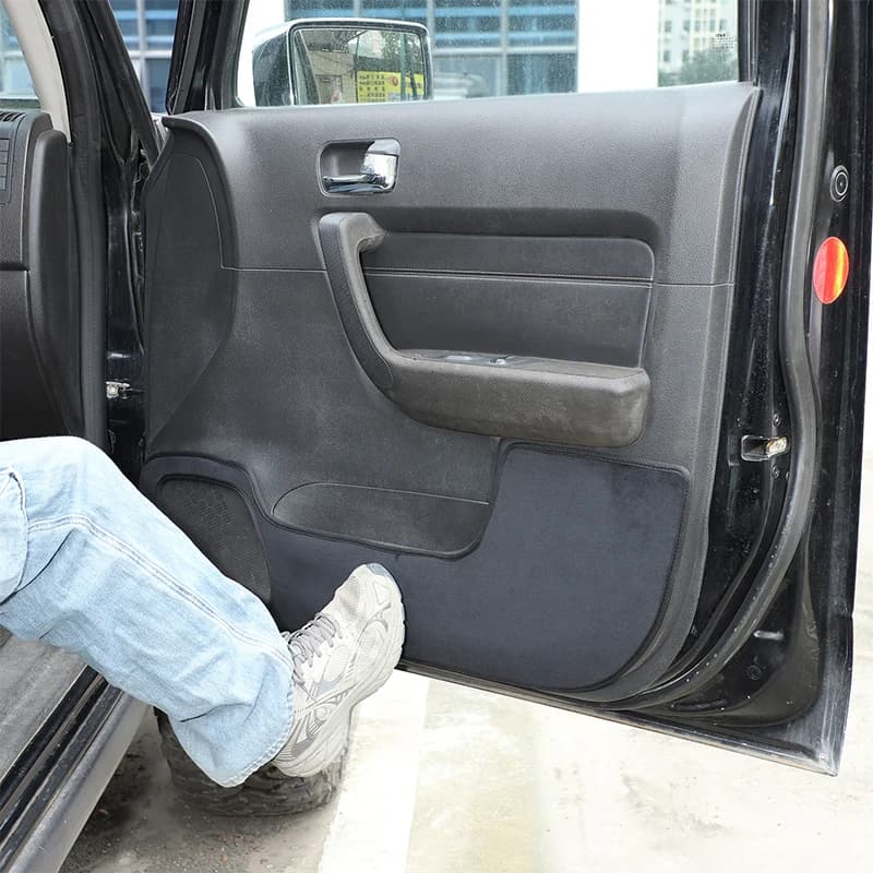 4piece set velvet black For Hummer H3 2005-2009 car door anti-dirty mat car interior protection modification accessories