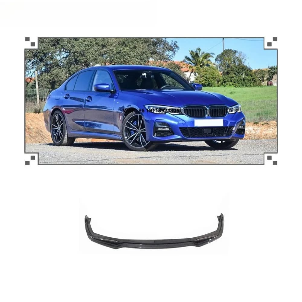 Carbon Fiber Front Bumper Lip for  3 Series G20 2019-2022 Front Lip Splitters