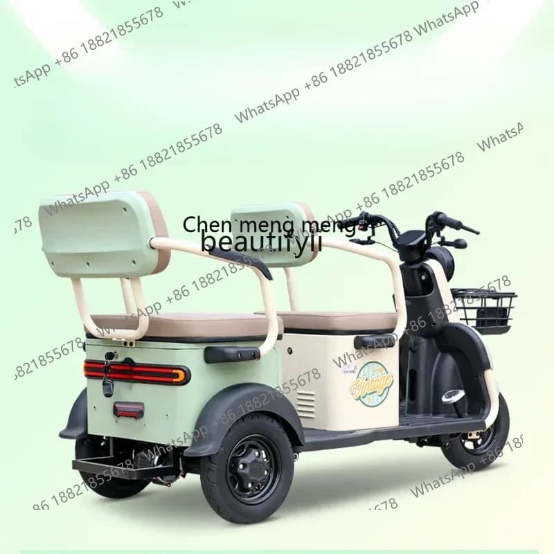 X Electric Three-Wheel Nebula Home Versatile Dual-Use Passenger and Cargo Three-Wheeled Scooter Pick-up Children
