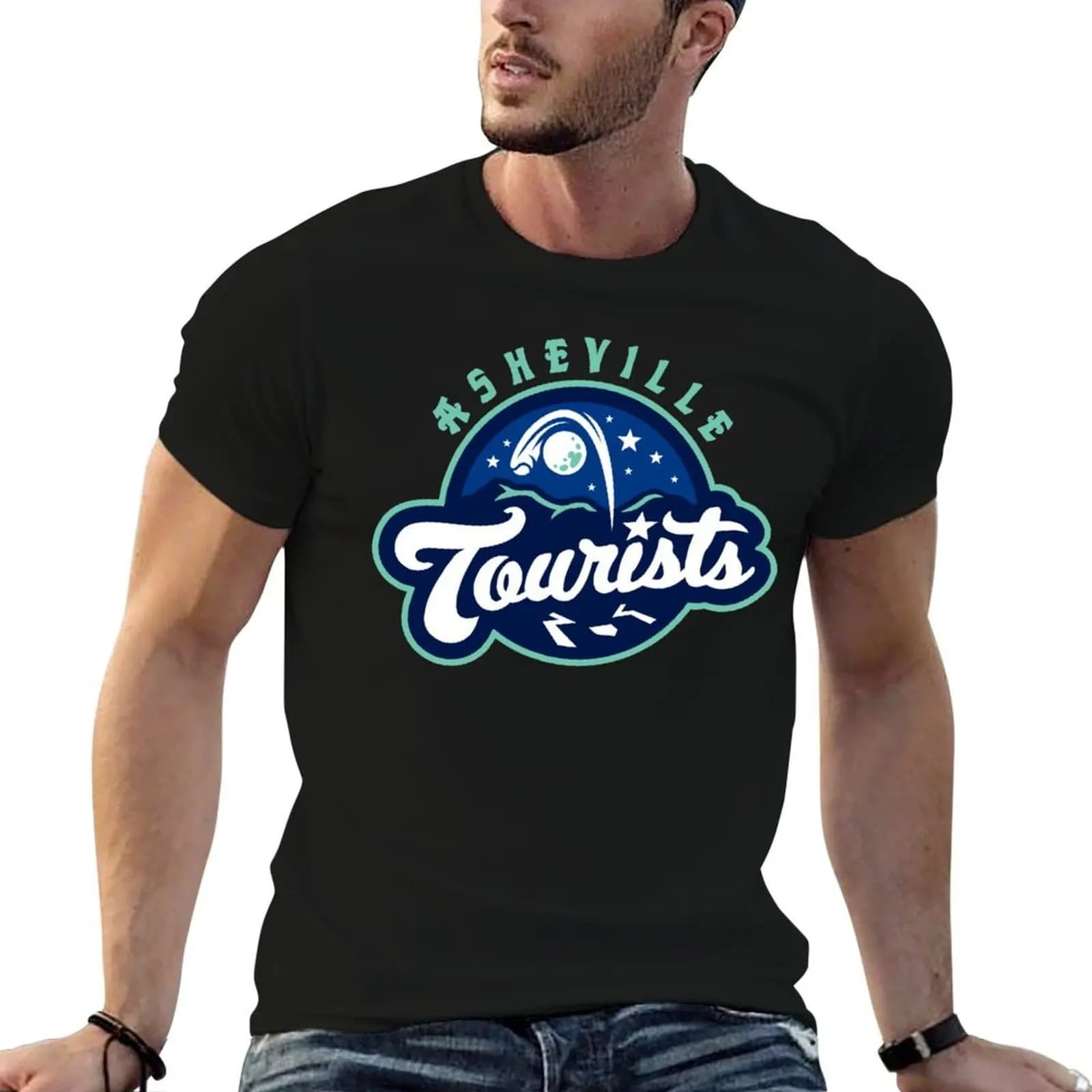 The Asheville Tourists T-Shirt animal prinfor boys quick-drying tshirts for men