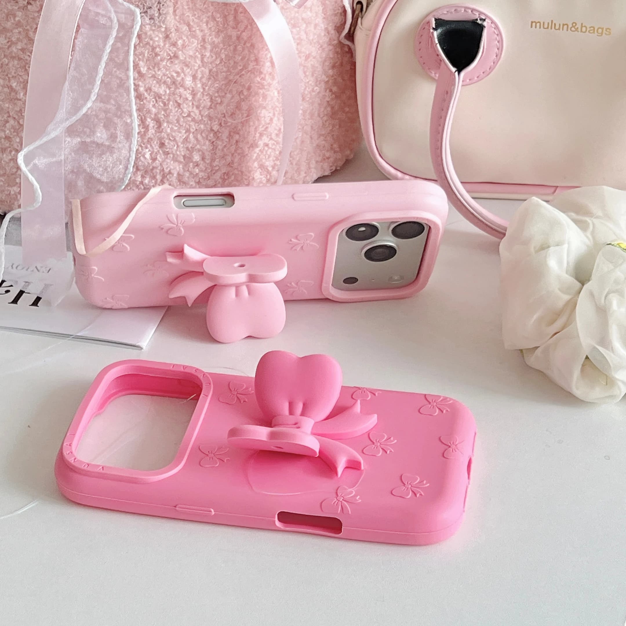 For iPhone 18 Pro, 2027 New Design 3D Cute Cartoon Soft Silicone Shockproof Protective Covers Phone Back Shell