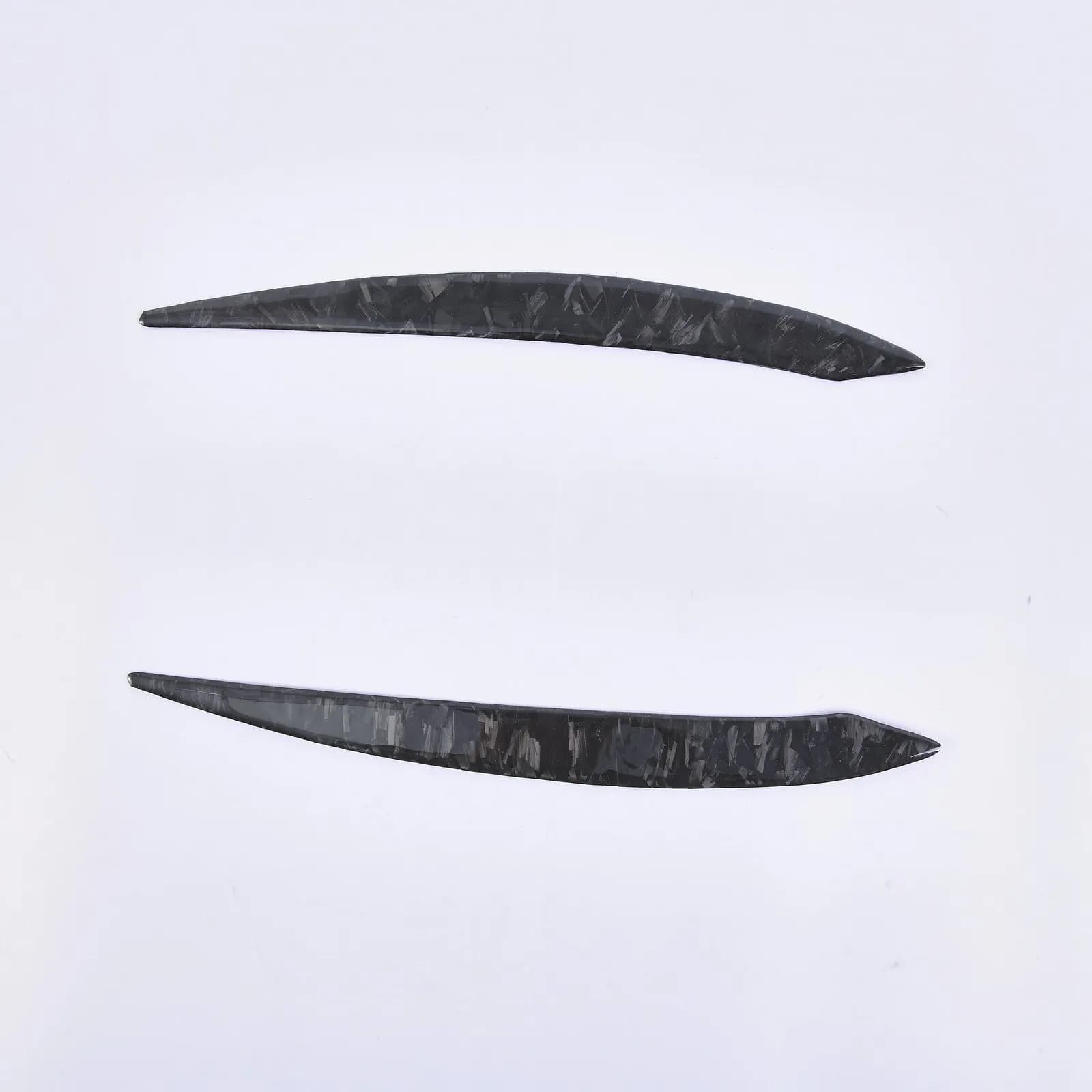 Headlight Eyelid Cover Sticker FOR VW Golf 7 MK7 2013-2018 Carbon Fiber Glossy Pair