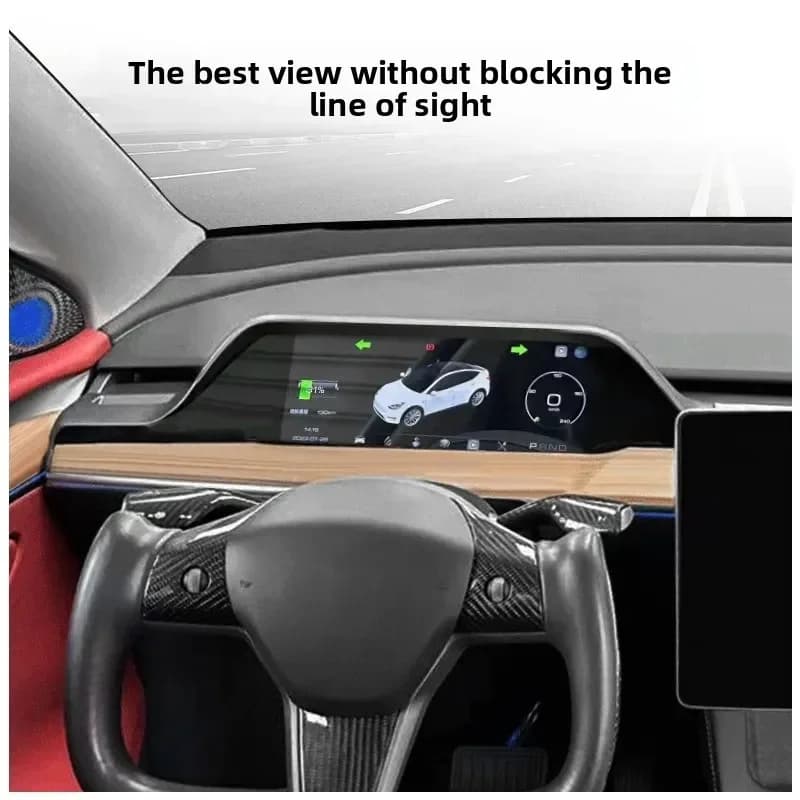 Suitable for Tesla modely/3 special integrated LCD instrument car modification central control instrument display