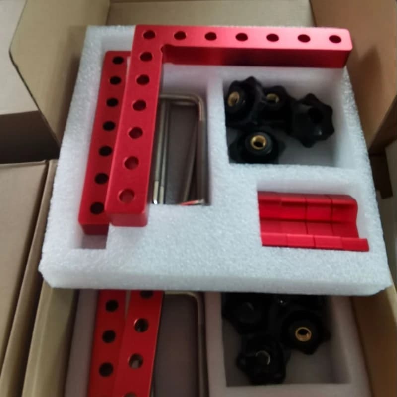 140Mm right angle 12pcs woodworking right angle positioning clip adjustable 90 degrees L-shaped auxiliary clip positioner