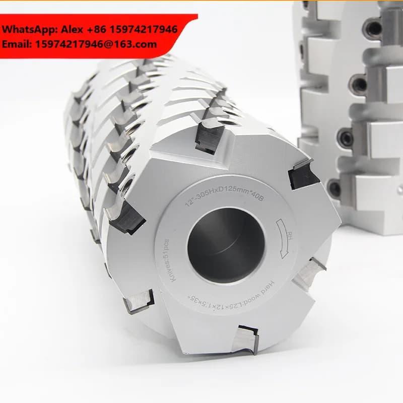 Cutter Heads Woodworking Helical Planer Head Changeable Spindle Cutter