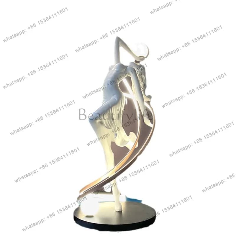 Art ornaments Abstract humanoid floor-to-ceiling hotel lobby decoration Personalized sculpture Sales ornaments