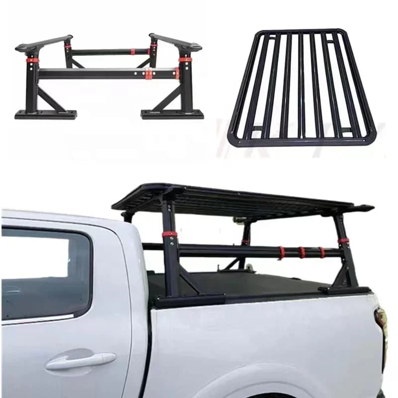 pick up accessories roll bar with bracket roof rack luggage truck back rack For ranger 2012+
