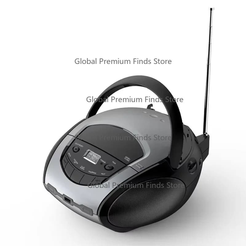 Hot Selling Home Use AM FM Radio Earphone Jack AUX USB CD Player Boo-mbox