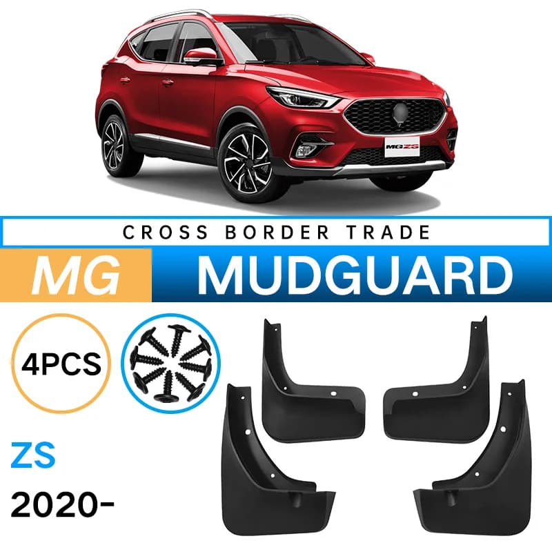 Auto Soft Rubber Car Mud Flaps Suitable for MG ZS 2020-2023 Models Modification Mudguards Car Tire Mudguards