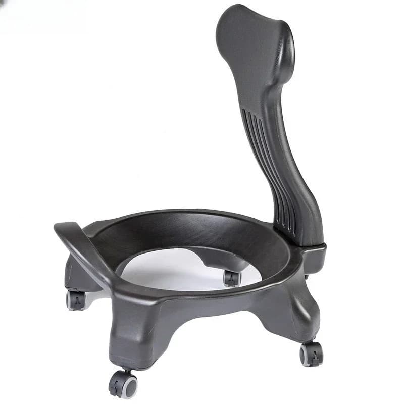 Yoga ball chair, office yoga fitness movable, home seat explosion-proof, thickened fixed ball stool