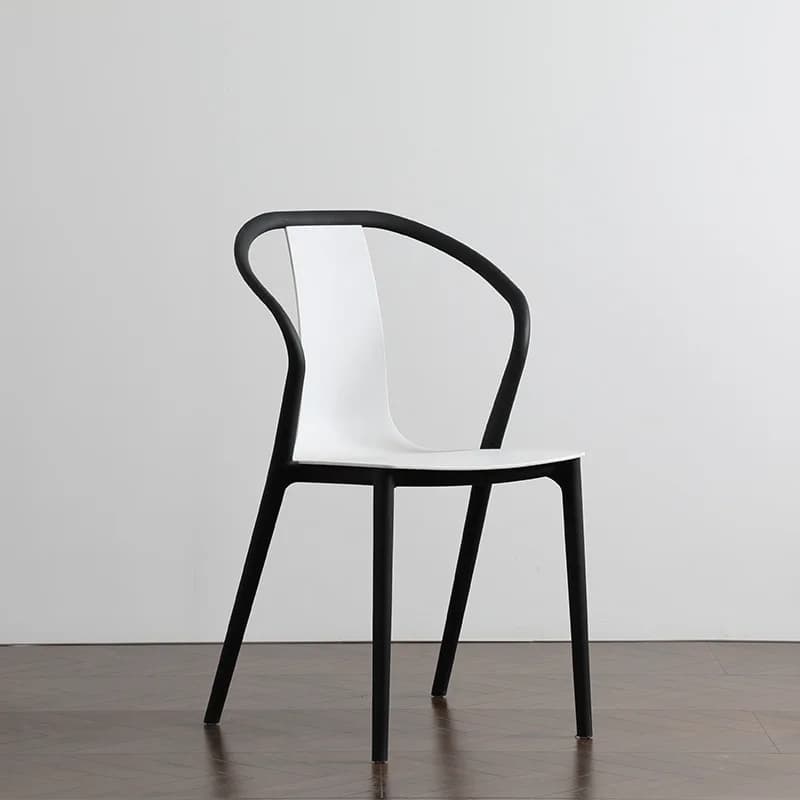 Modern home creative plastic dining chair, fashionable versatile leisure chair back chair