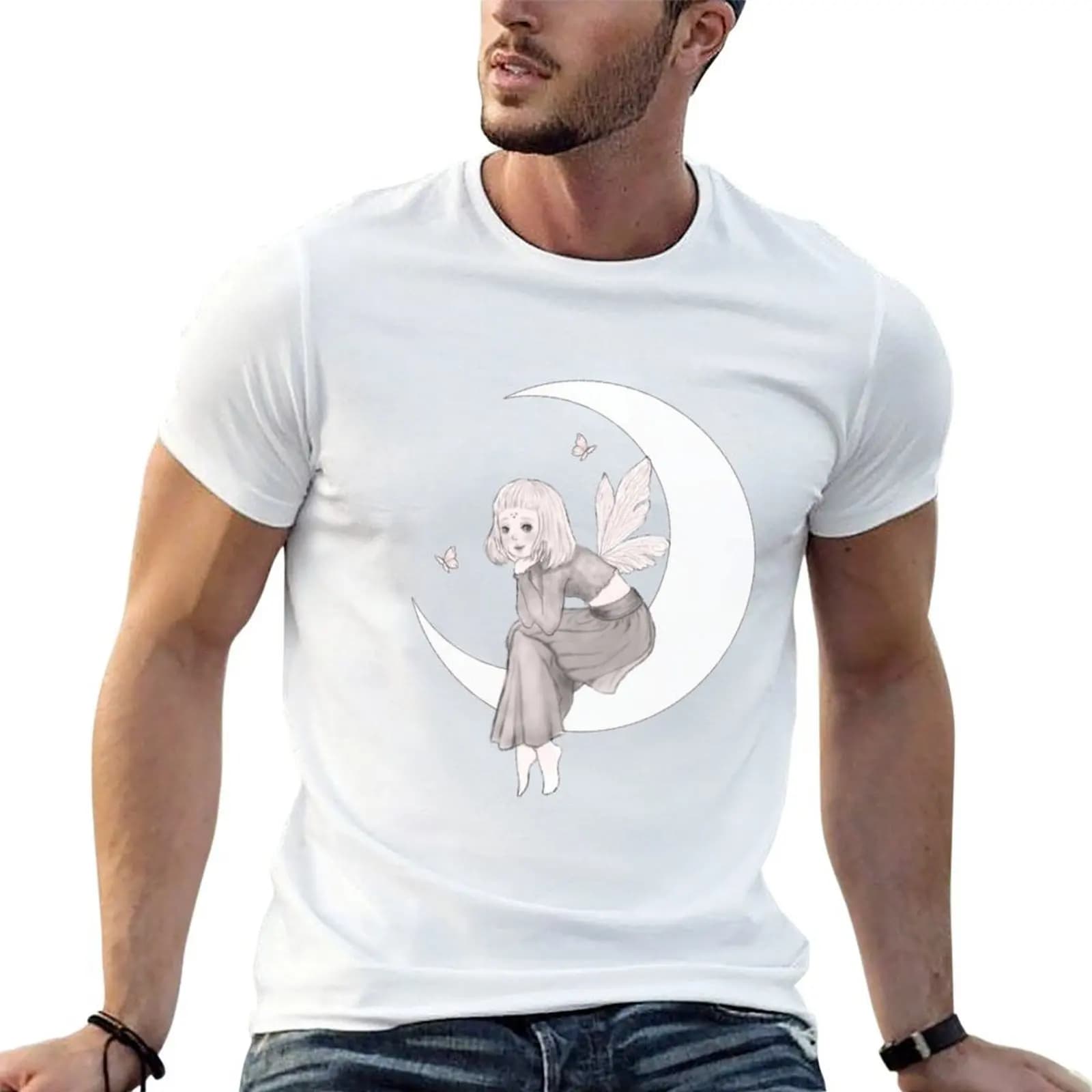 Aurora Aksnes Music Fairy Blue T-Shirt plus sizes sublime mens t shirts casual stylish