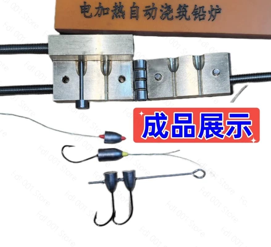 Pouring Lead Furnace Tin Furnace Electric Heating Table Pouring Furnace Luya Lead Pendant Mold Automatic Feeding Tin
