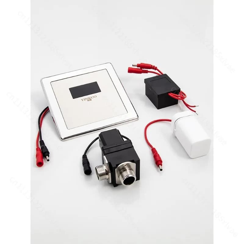 Concealed urinal induction flusher, automatic urine pocket induction solenoid valve 6v12v induction panel accessories