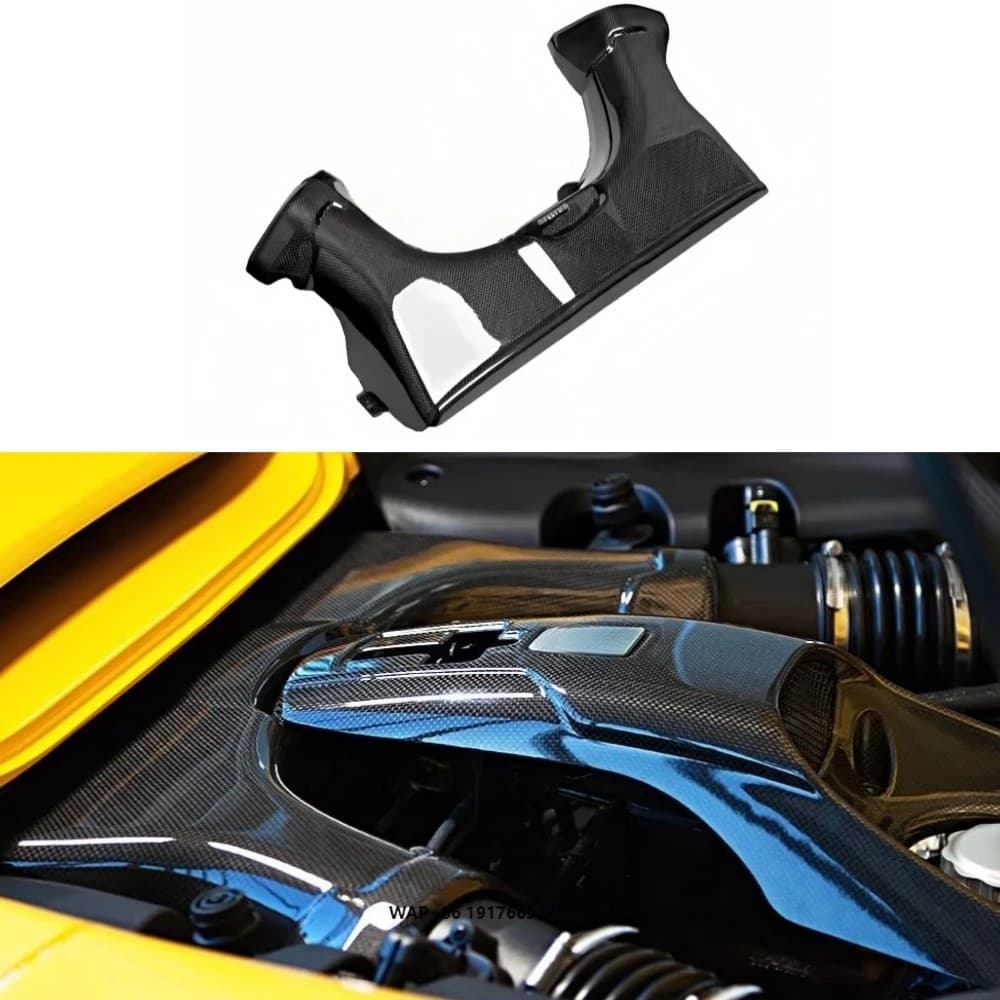High Quality SC Style Dry Carbon Fiber air Collection Box, Hood, Body Parts Suitable forFerrari 488GTB