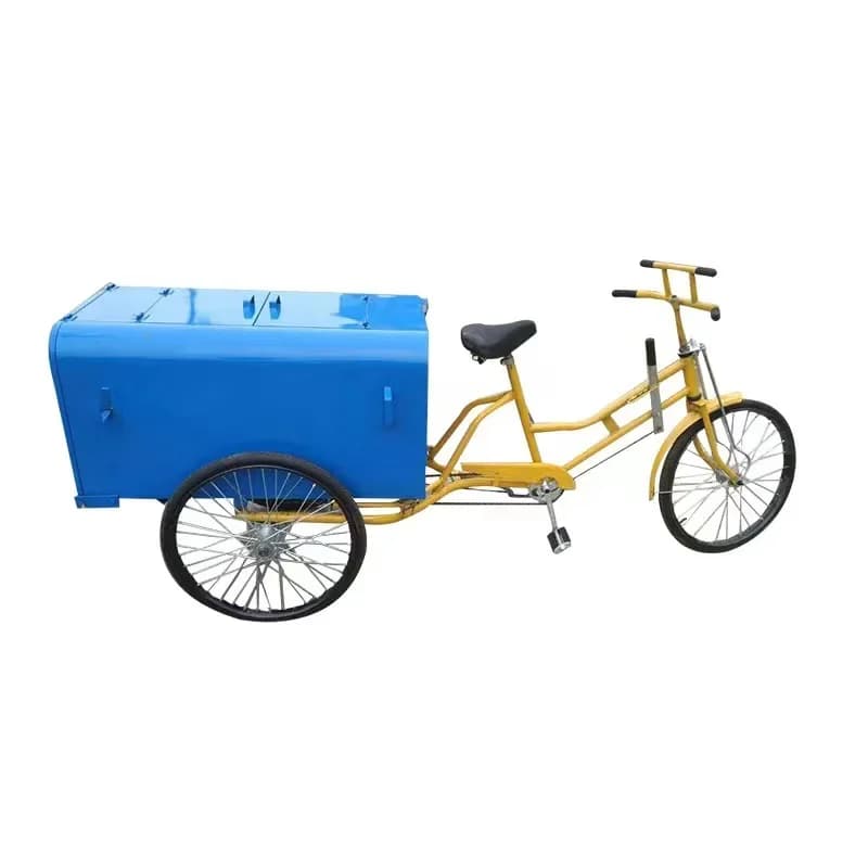 Human sanitation three-wheeled garbage truck property municipal government community large-capacity cleaning