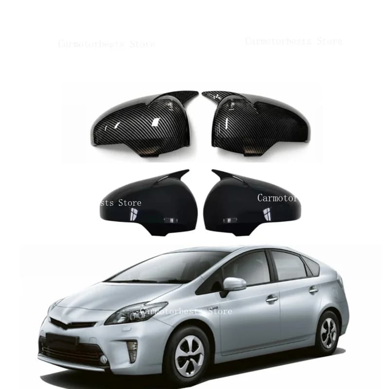 Rearview Side Mirror Cover  Wing Cap For Toyota Prius 2012 2013 2014  Fit Toyota Reiz 2010-2017 Car Door Rear View Case Trim