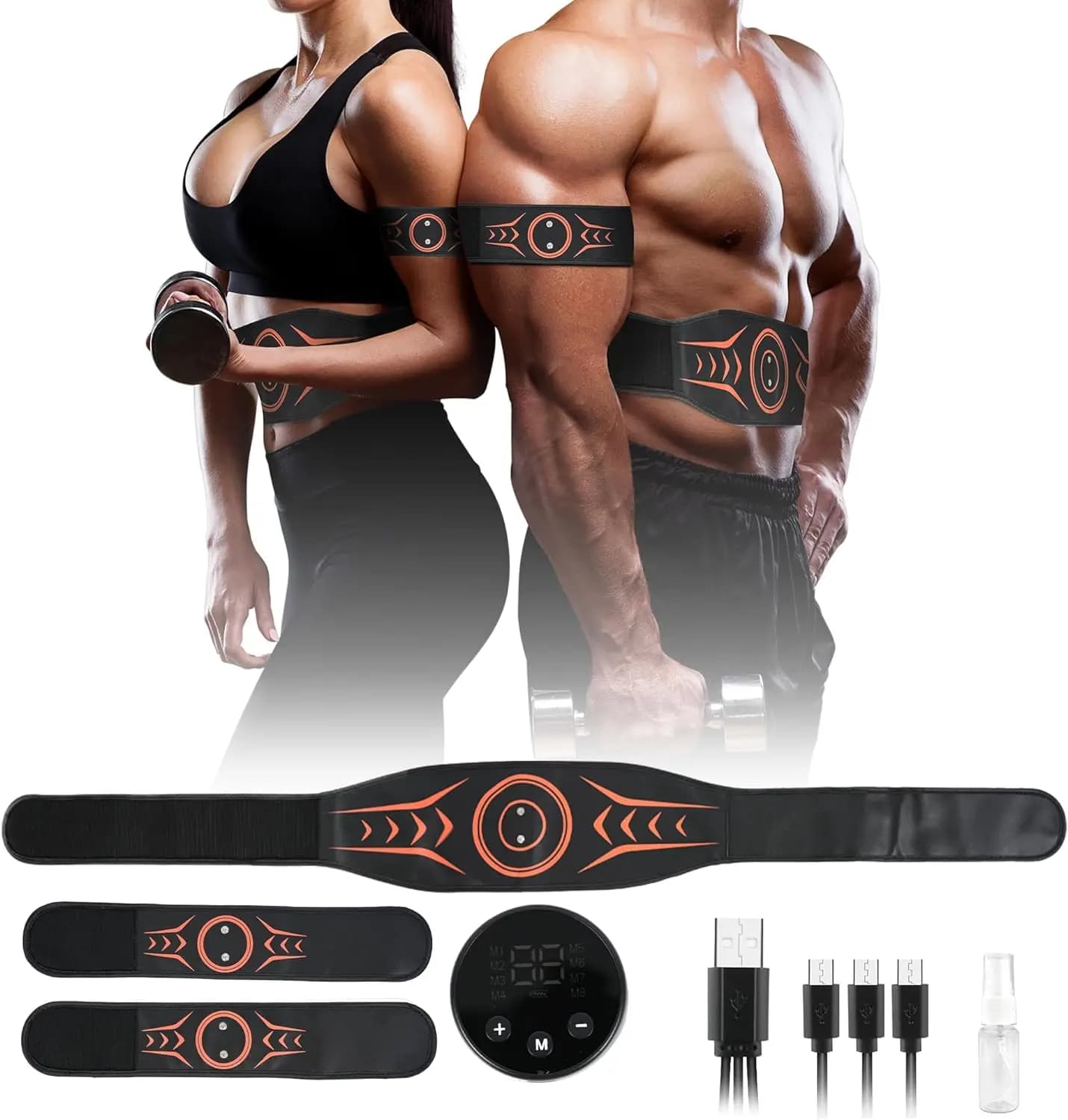 Abs Stimulating Waist Slimming EMS Abdominal Muscle Stimulator Toner Belt Warm Trainer Fitness Electrical Fat Burner Belt
