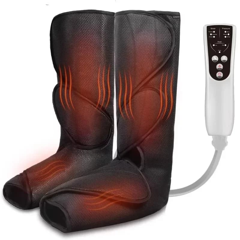 Air Compression Massage Heating Therapy Muscle Relaxation Calf Massager