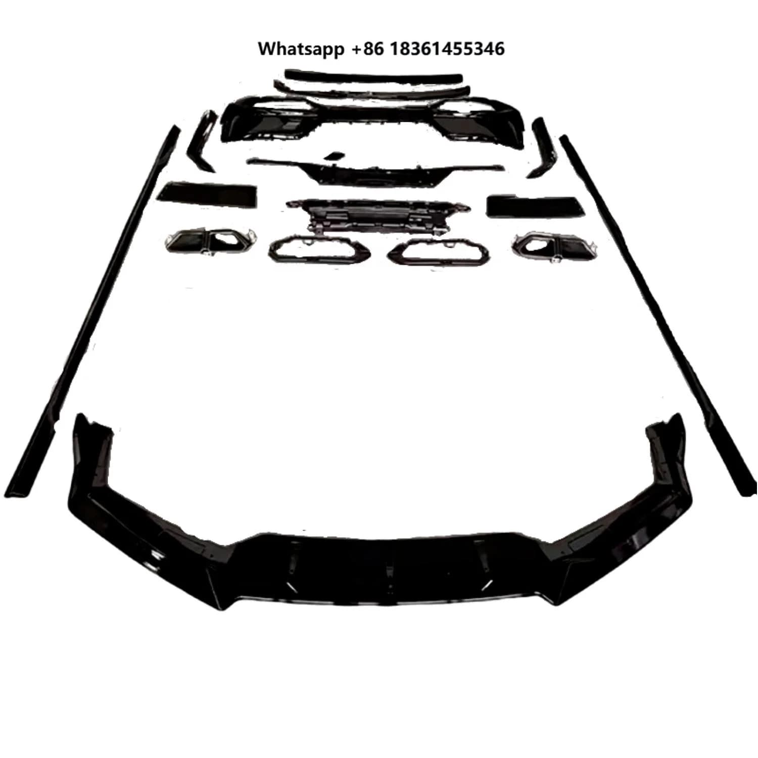 For 7 Series BodyKit G70 2023 Modified Bumper Fender Upgrade to 2023 M760 Facelifts Car Bumper Grille Side Skirts Parts