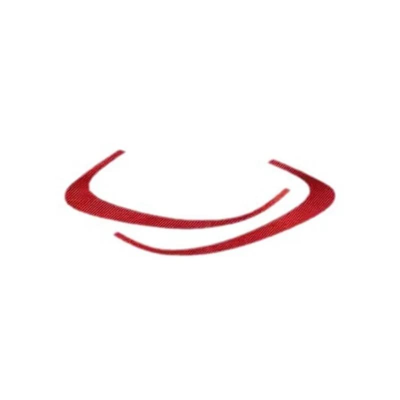 True carbon fiber headlight eyebrow strip decorative sticker for car modification Auto parts modification