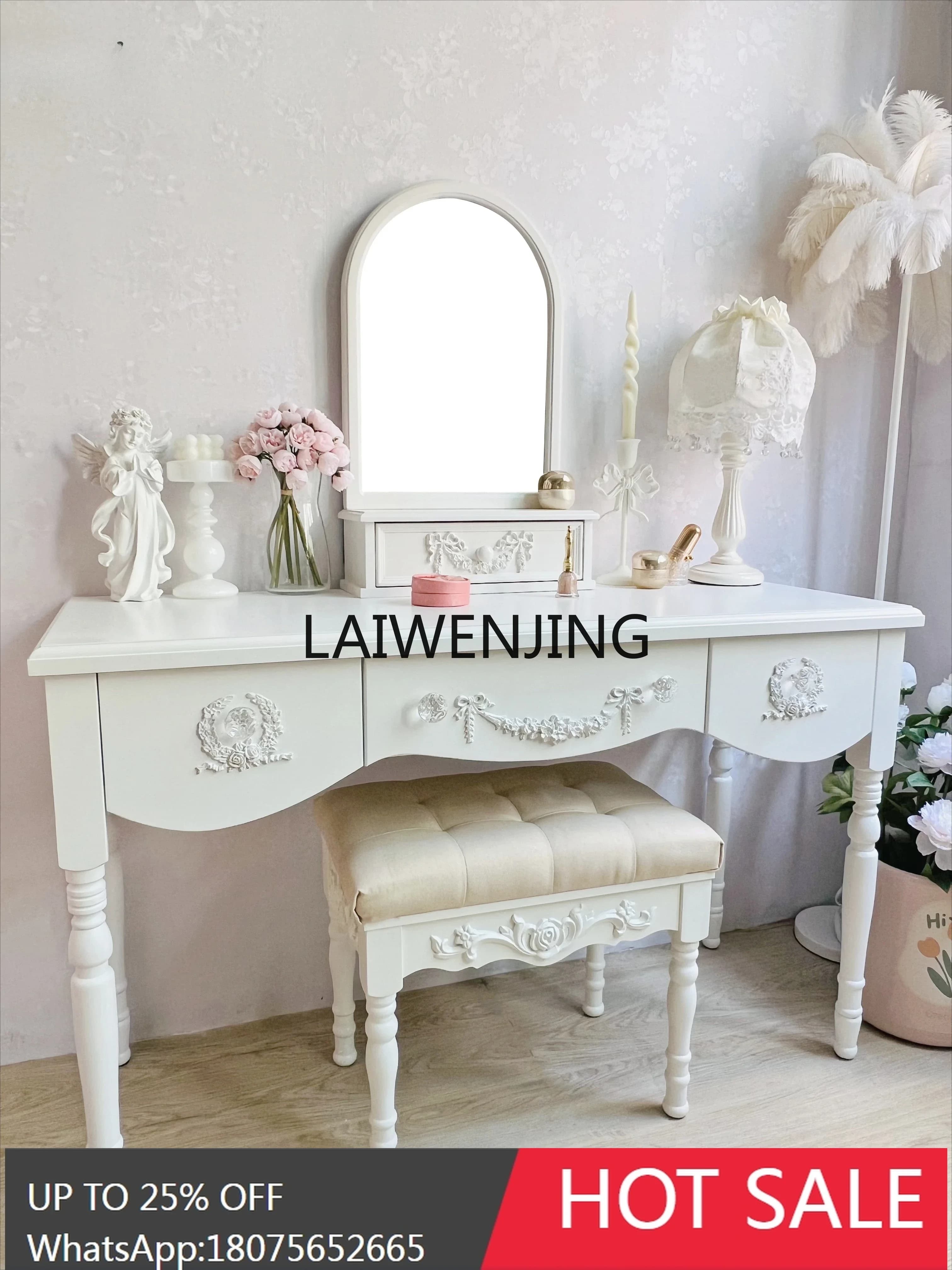 SGF dresser bedroom cosmetic cabinet storage integrated small desk