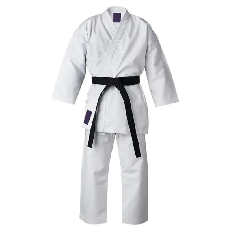 Mix and match martial arts wear sweat-absorbing karate suit printing 2-piece set long-sleeved shirt trousers